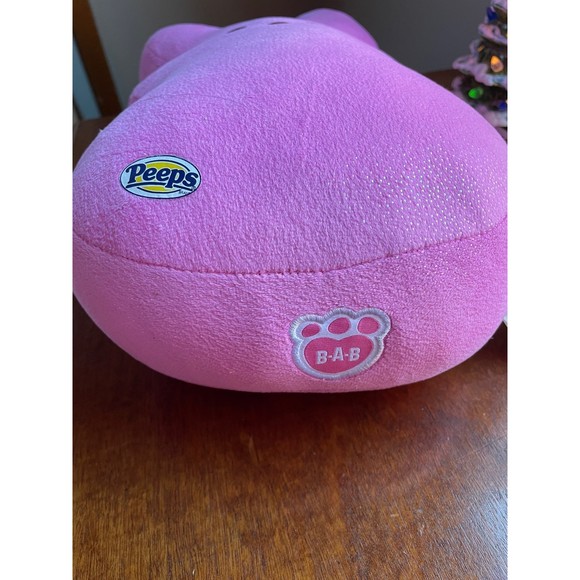 Build a Bear Pink Peep Bunny Rabbit Shimmery Plush 16” - Picture 3 of 7